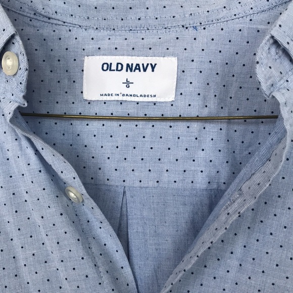 Men’s L short sleeve dress shirt Old Navy - Picture 2 of 2